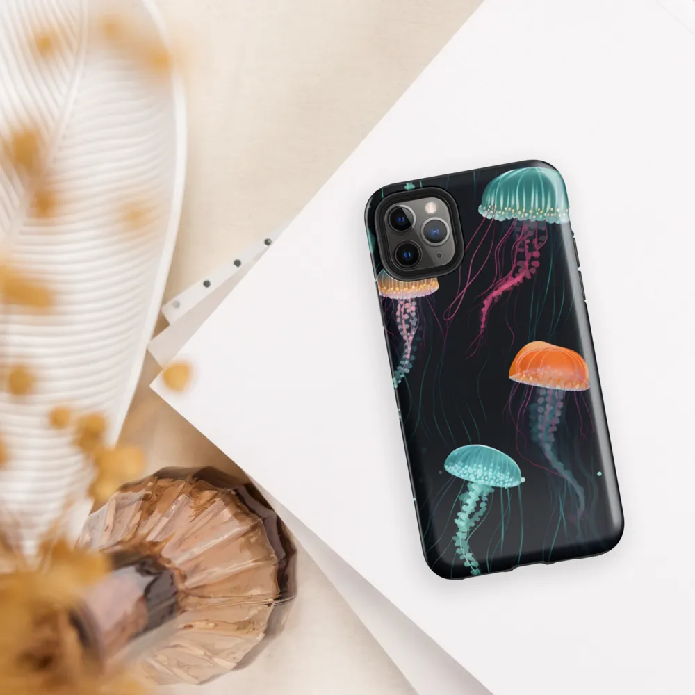 Ethereal Dance of Jellyfish | Phone Case |  11 Pro Max | Tough Case | Glossy