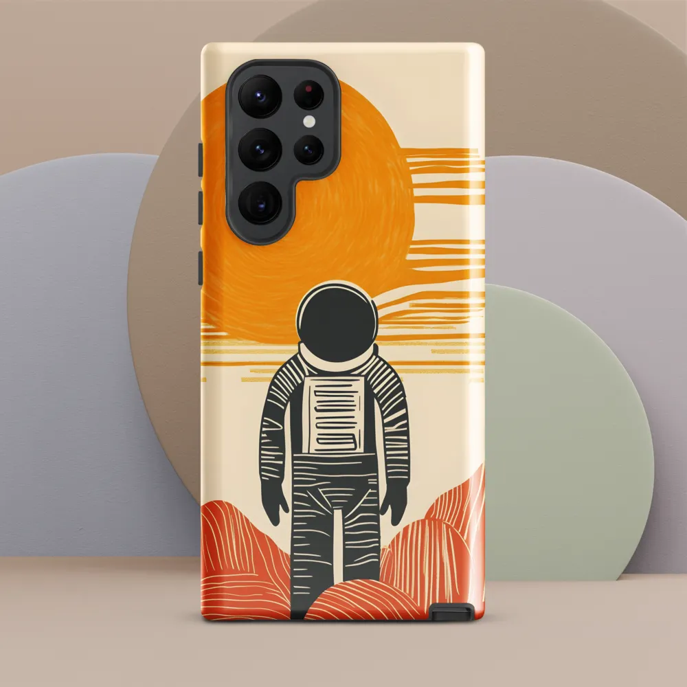 Contemplation on a Distant World | Phone Case |  S22 Ultra | Tough Case | Glossy