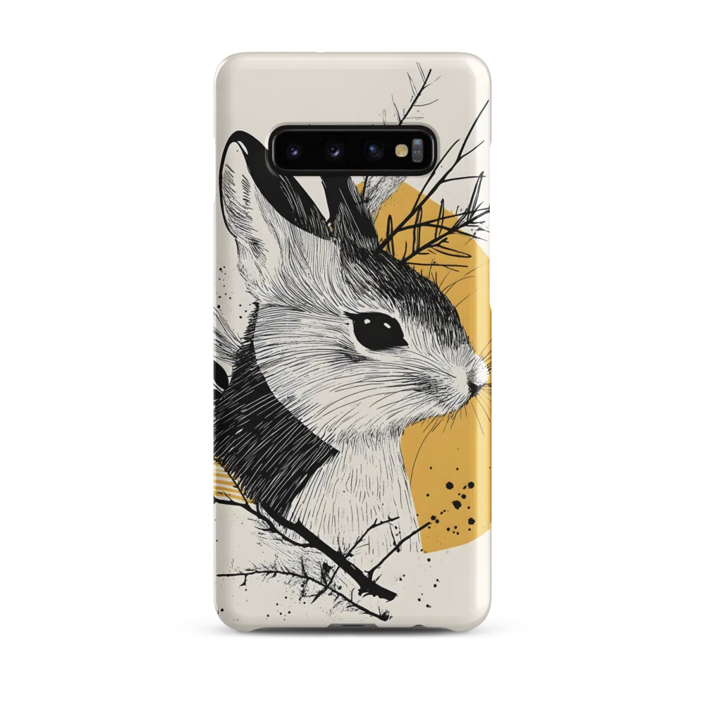 Ethereal Rabbit: A Study in Line Art