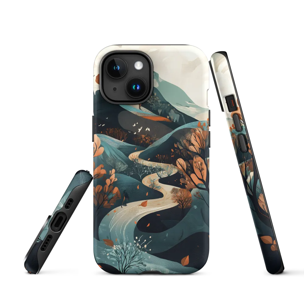 Whispers of Autumn: A Serene Journey | Phone Case |  15 | Tough Case | Matte