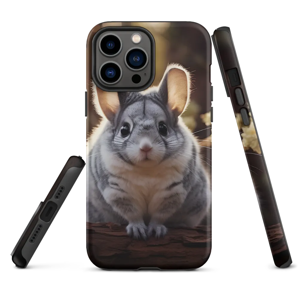 Curious Chinchilla in the Forest