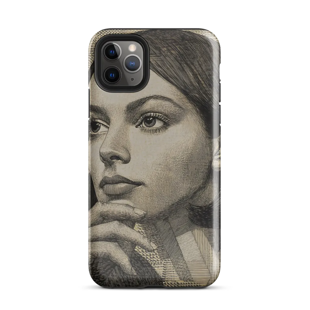 Contemplative Reflection | Phone Case |  11 Pro Max | Tough Case | Glossy