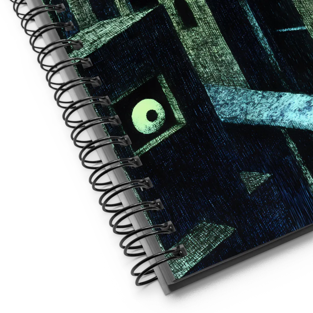 Eyes in the Shadows | Spiral Notebook