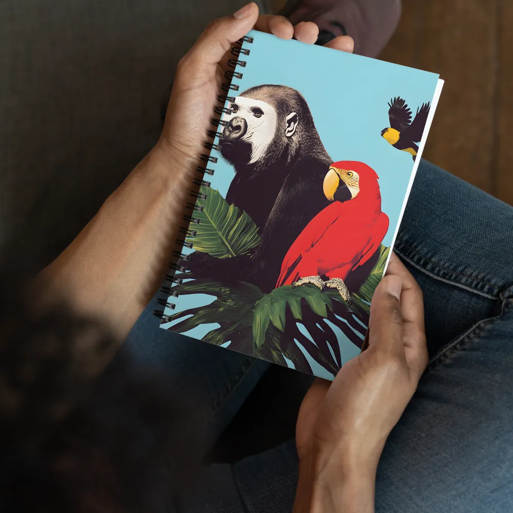 Tropical Harmony: A Celebration of Wildlife | Spiral Notebook