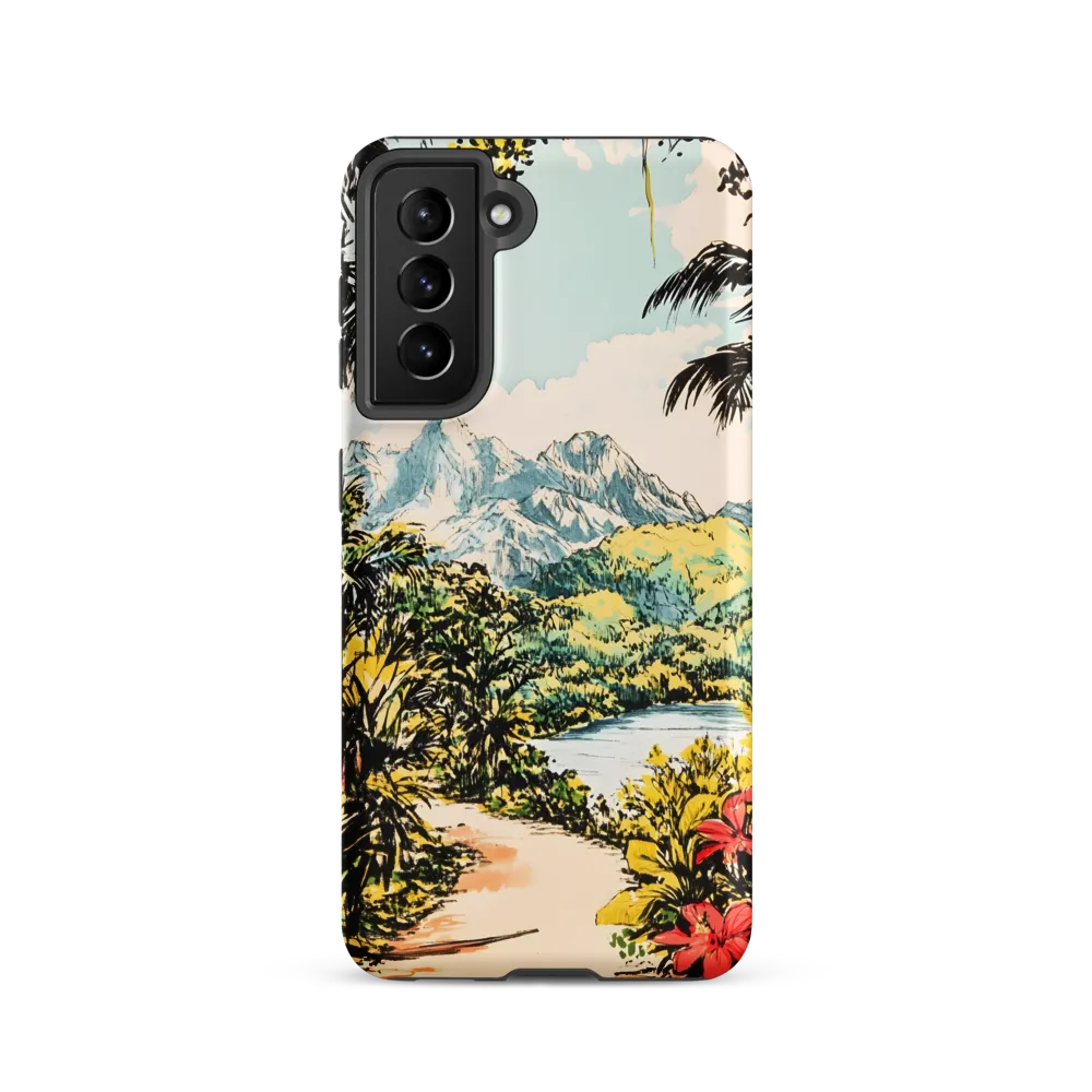 Tropical Serenity | Phone Case |  S21 | Tough Case | Matte