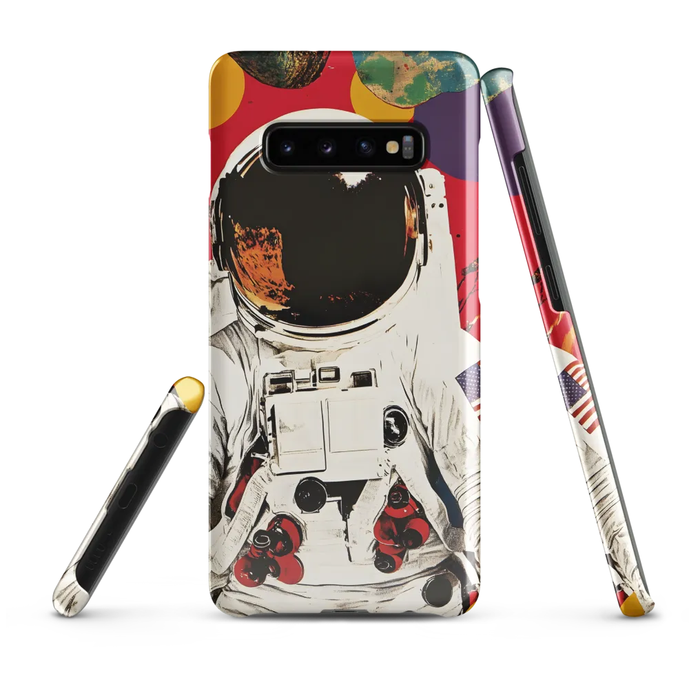 Cosmic Exploration: The Astronaut's Journey | Phone Case |  S10 Plus | Snap Case | Glossy