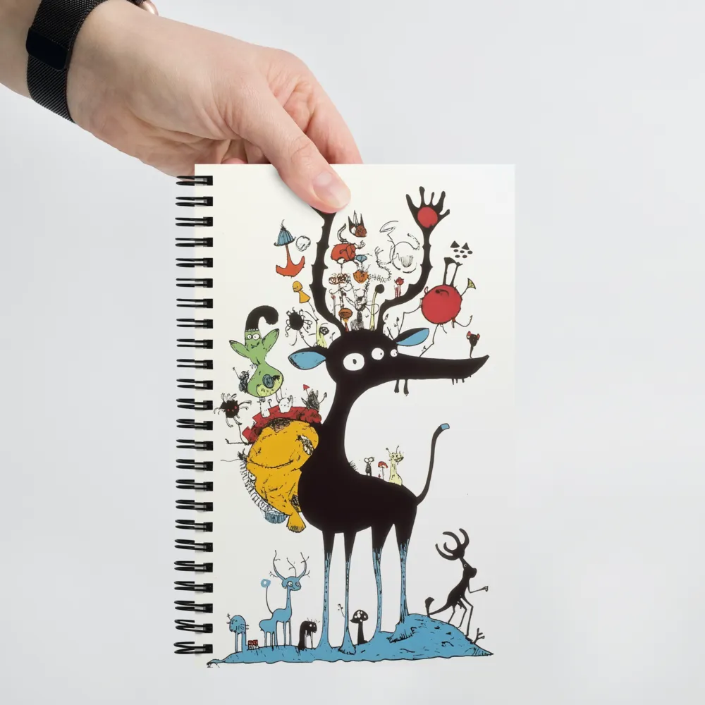 The Whimsical Menagerie | Spiral Notebook