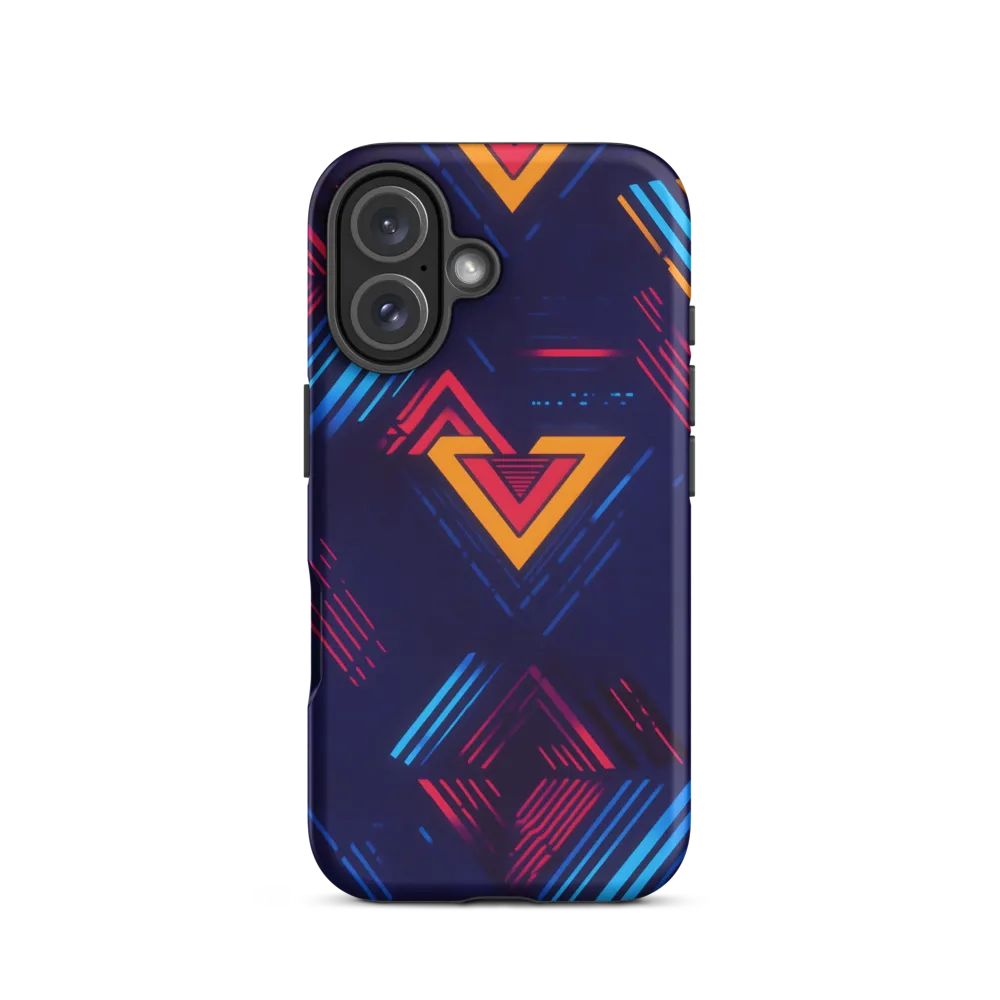 Dynamic Geometric Symphony | Phone Case |  16 | Tough Case | Matte