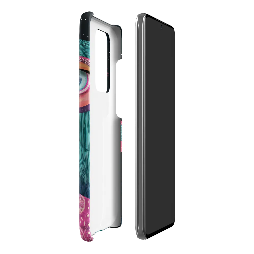 Whimsical Vulture: A Dance of Colors | Phone Case |  S20 Ultra | Snap Case | Matte