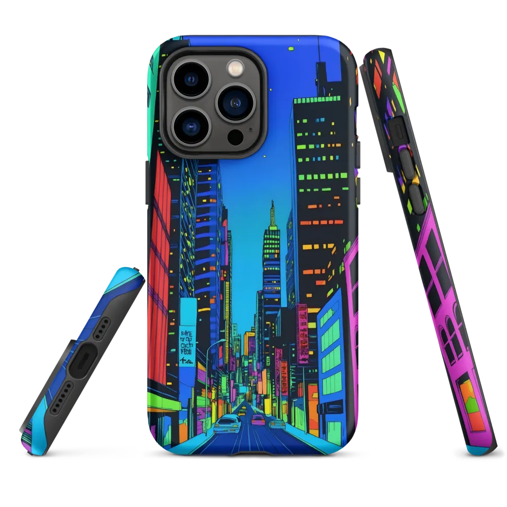 Neon Dreamscape: A Futuristic City at Dusk