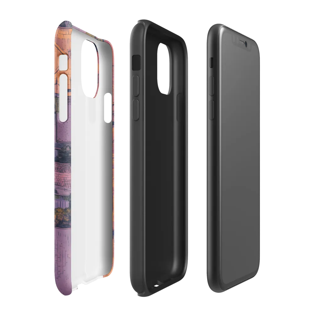 Aerial Serenity: Suburban Oasis | Phone Case |  11 | Tough Case | Matte