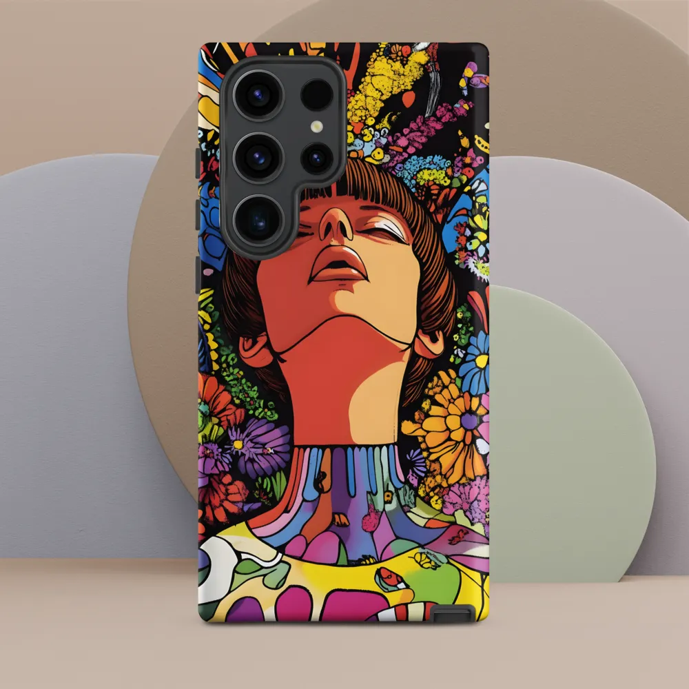 Vibrant Ecstasy: A Psychedelic Portrait