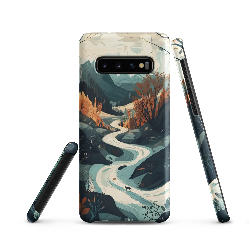 Winding Serenity: A Digital Landscape