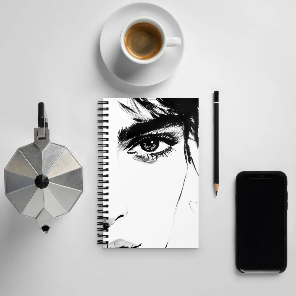 Gaze of Intensity | Spiral Notebook