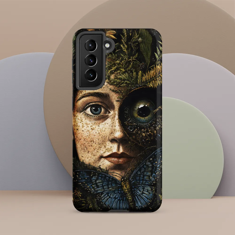 Nature's Embrace: A Surreal Portrait | Phone Case |  S21 | Tough Case | Matte
