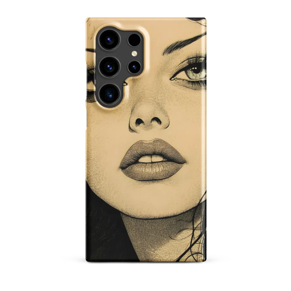Enigmatic Gaze | Phone Case |  S24 Ultra | Snap Case | Matte
