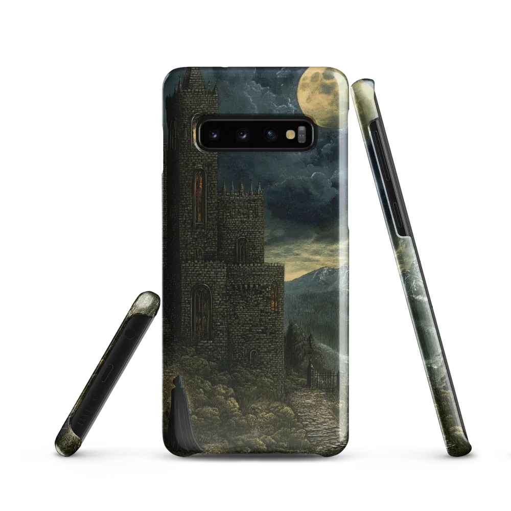 Whispers of the Moonlit Castle | Phone Case |  S10 | Snap Case | Glossy