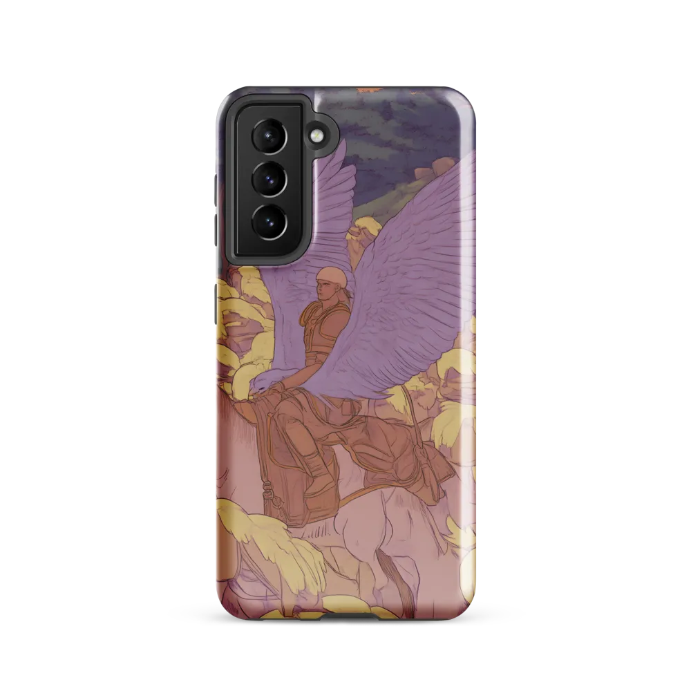 The Winged Guardian | Phone Case |  S21 | Tough Case | Glossy
