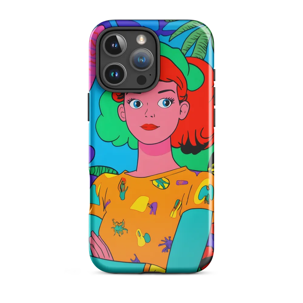 Tropical Vibes: A Playful Portrait