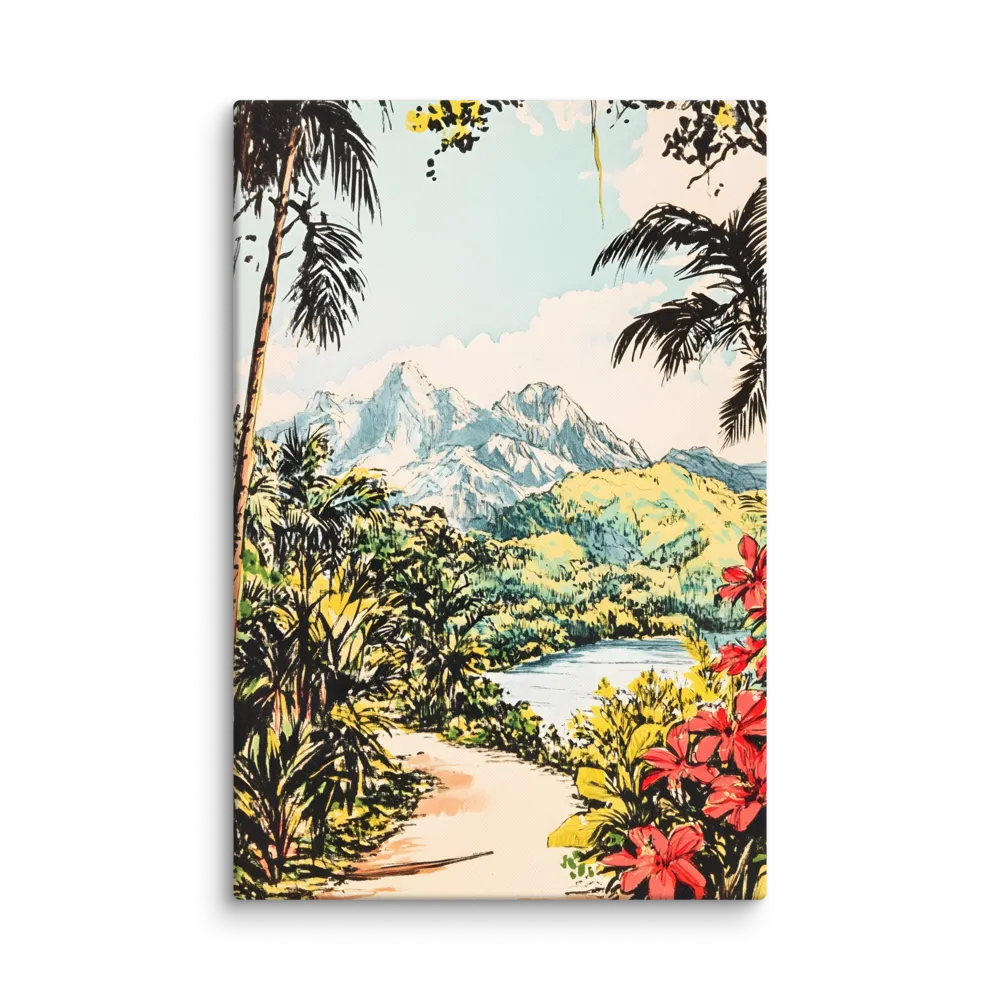 Tropical Serenity | Canvas | 32″×48″