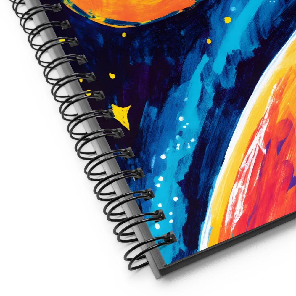 Galactic Harmony | Spiral Notebook