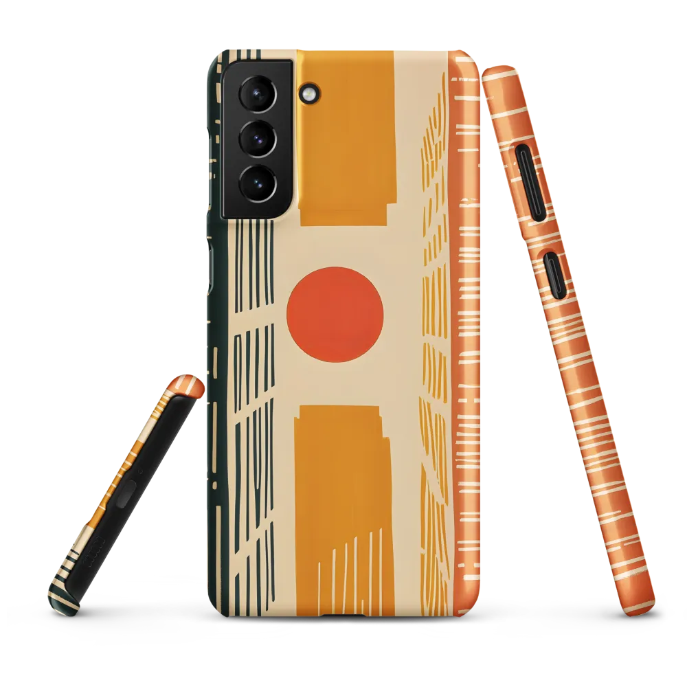 Urban Harmony: A Geometric Sunrise