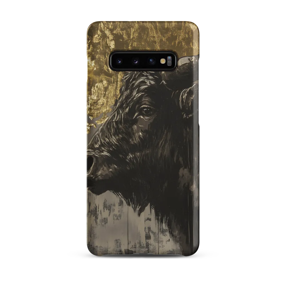 Majestic Bull Against the Golden Horizon