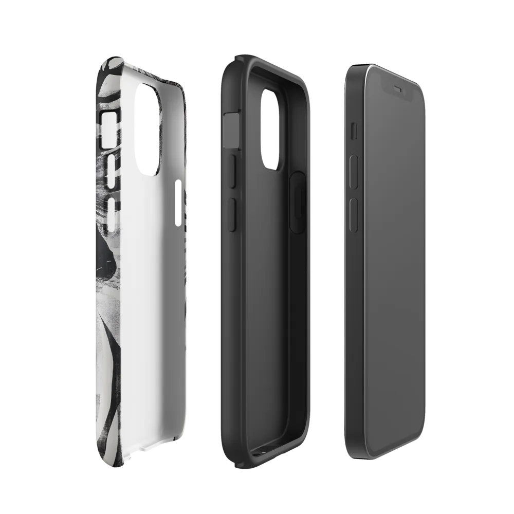Zebra in the Jungle of Illusions | Phone Case |  12 mini | Tough Case | Glossy