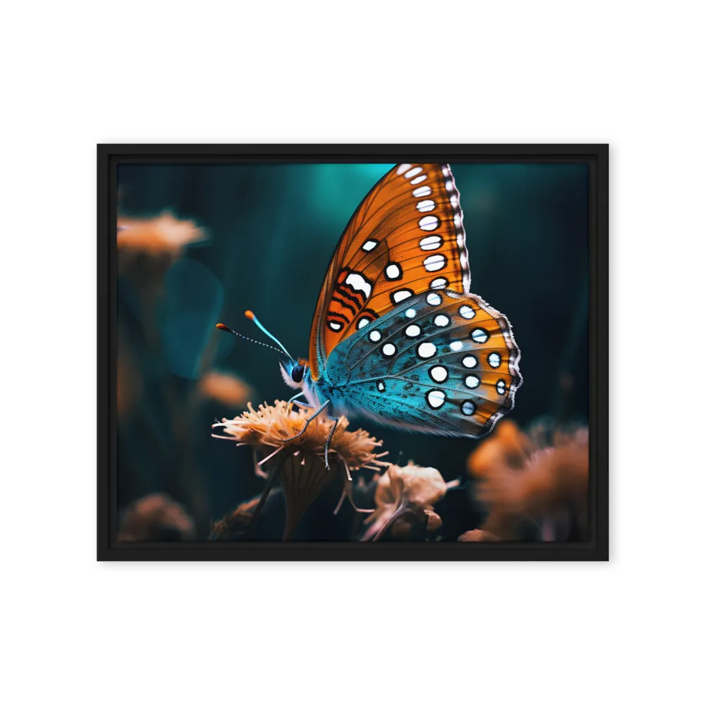 Whispers of Color: The Butterfly's Embrace