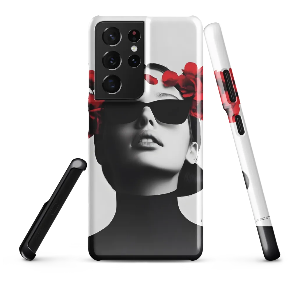 Blooming Elegance | Phone Case |  S21 Ultra | Snap Case | Glossy