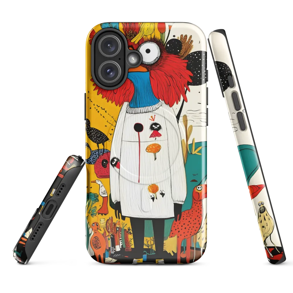 Whimsical Bird's Embrace