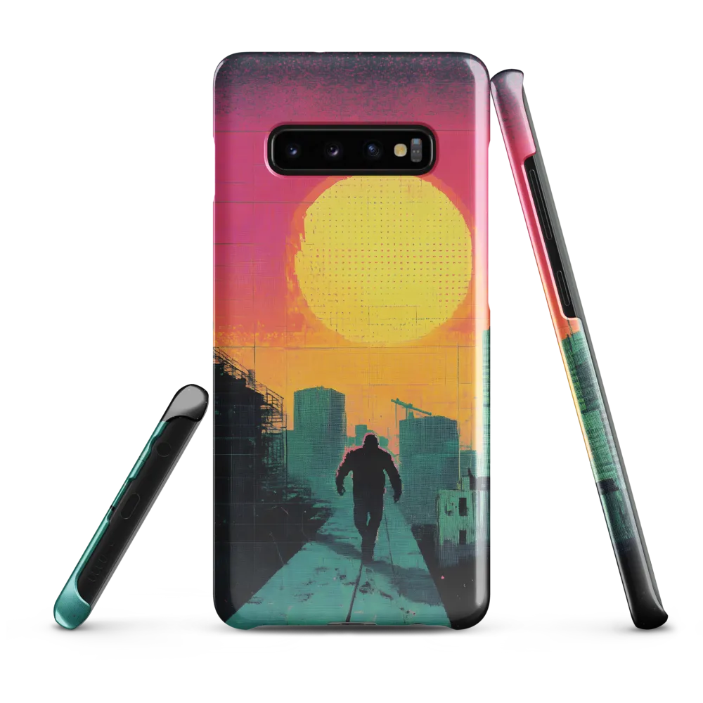 Solitude in a Neon City | Phone Case |  S10 Plus | Snap Case | Glossy