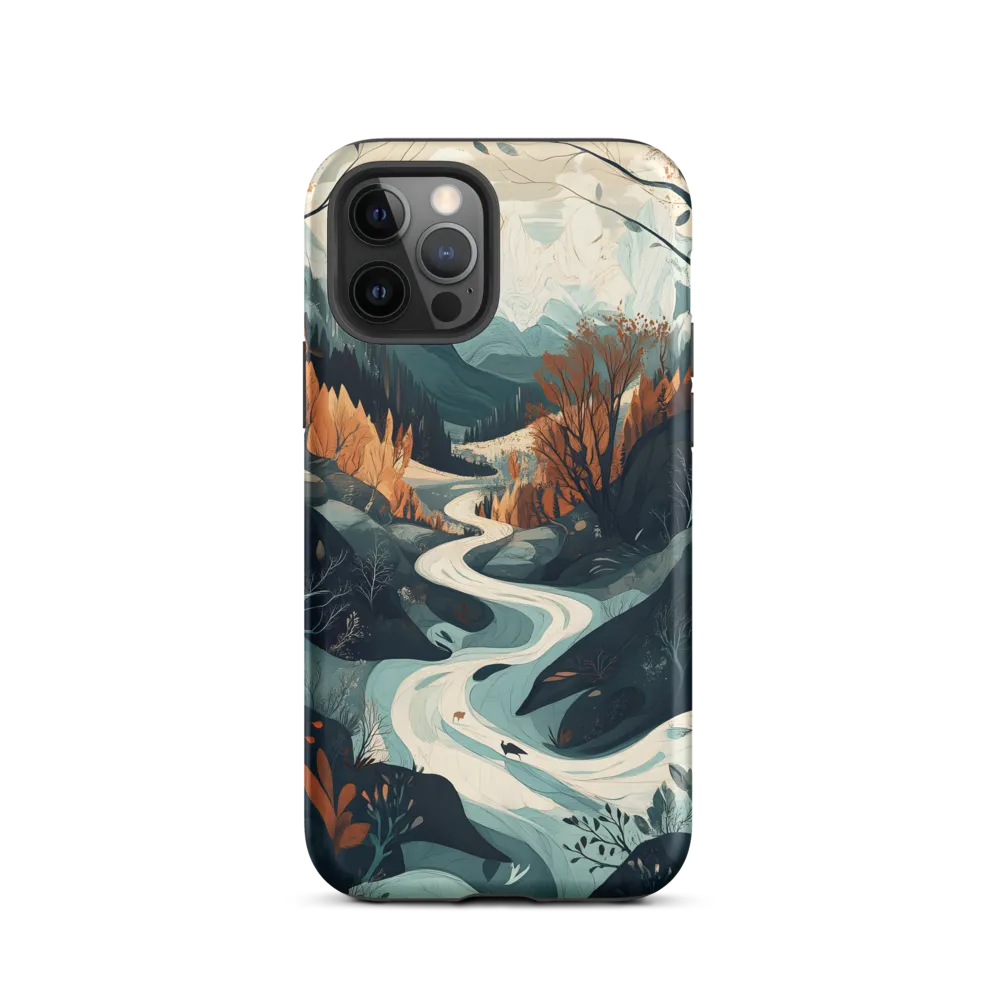 Winding Serenity: A Digital Landscape