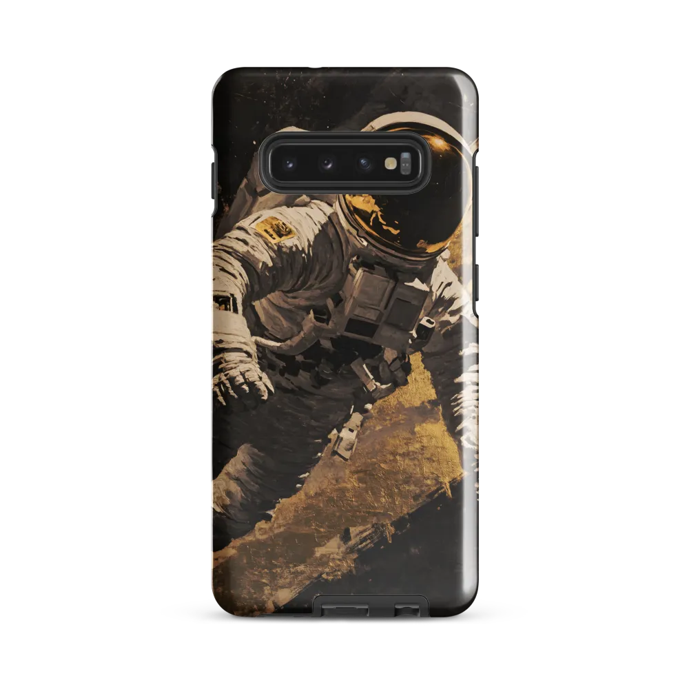 Beyond the Stars: An Astronaut's Journey | Phone Case |  S10 Plus | Tough Case | Glossy