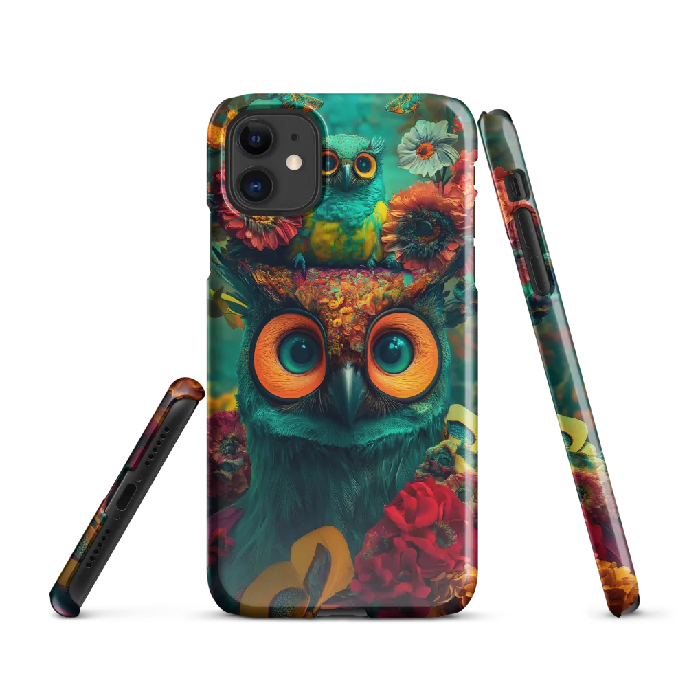 Majestic Harmony: The Floral Owl