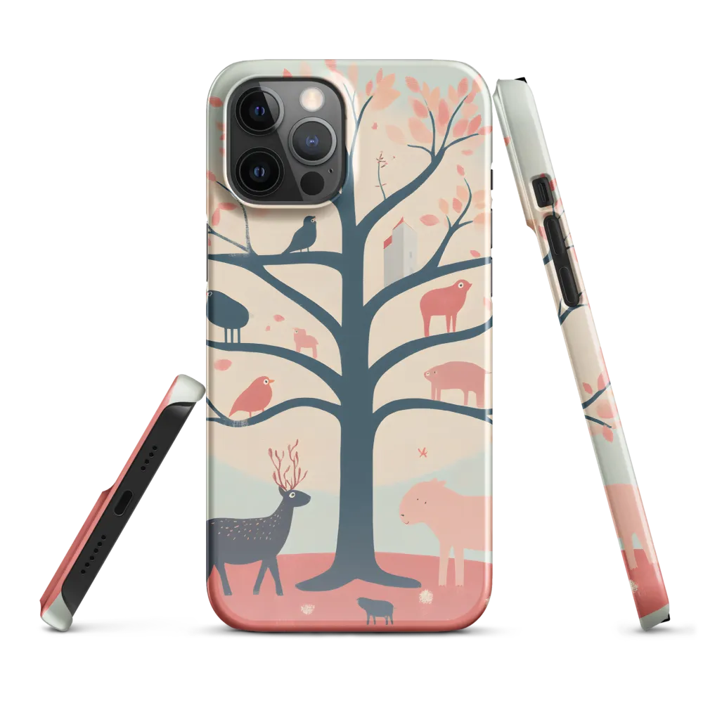 Whimsical Tree with Playful Creatures
