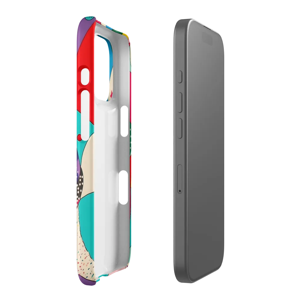 Playful Geometry in Color | Phone Case |  16 Pro | Snap Case | Matte