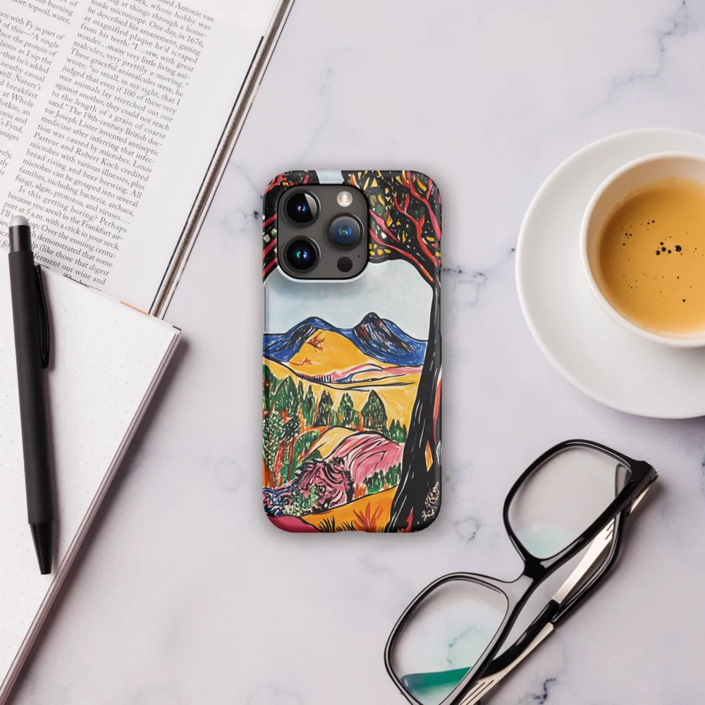 Vibrant Nature's Embrace | Phone Case |  15 Pro | Snap Case | Matte