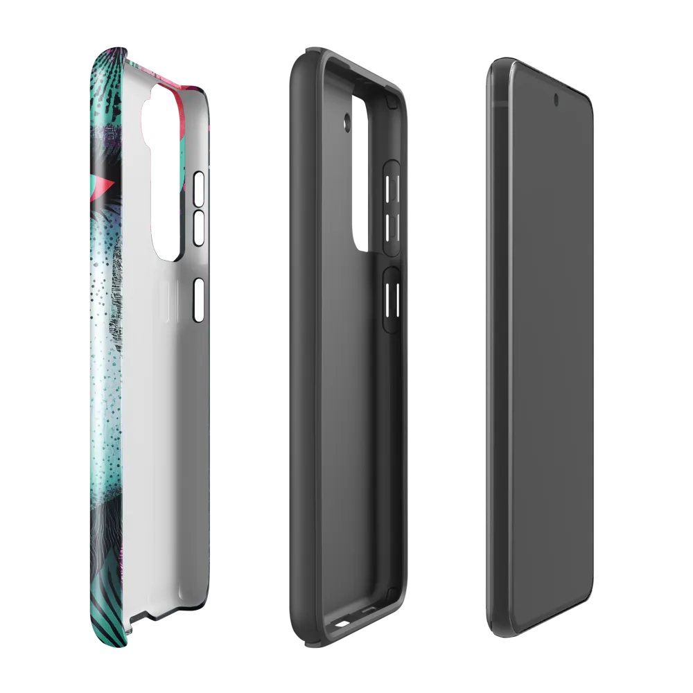 Mystical Beauty in Blue and Pink | Phone Case |  S21 FE | Tough Case | Glossy