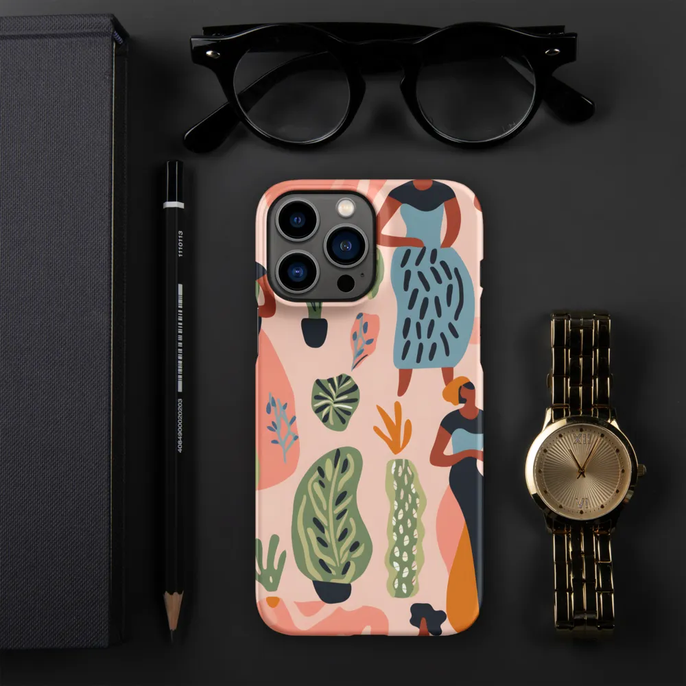 Harmony of Nature and Femininity | Phone Case |  13 Pro Max | Snap Case | Matte