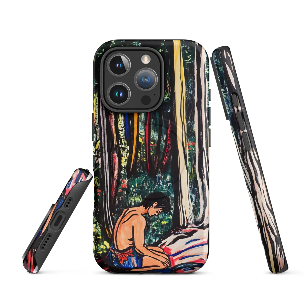 Contemplation in Nature | Phone Case |  16 Pro | MagSafe® Tough Case | Matte