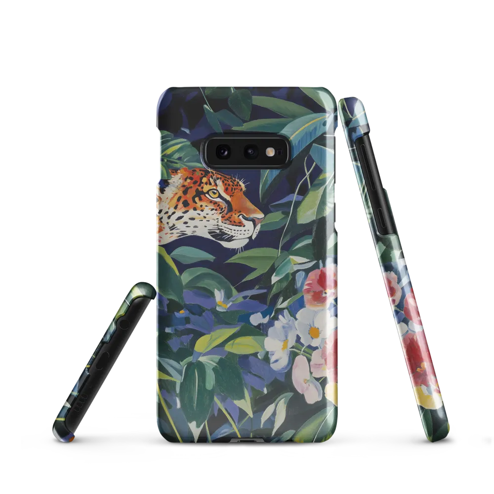Hidden Majesty: The Jaguar Amongst Tropical Splendor | Phone Case |  S10e | Snap Case | Glossy