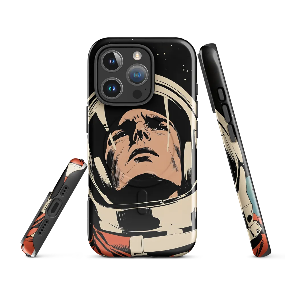 Gaze of the Astronaut | Phone Case |  16 Pro | MagSafe® Tough Case | Glossy