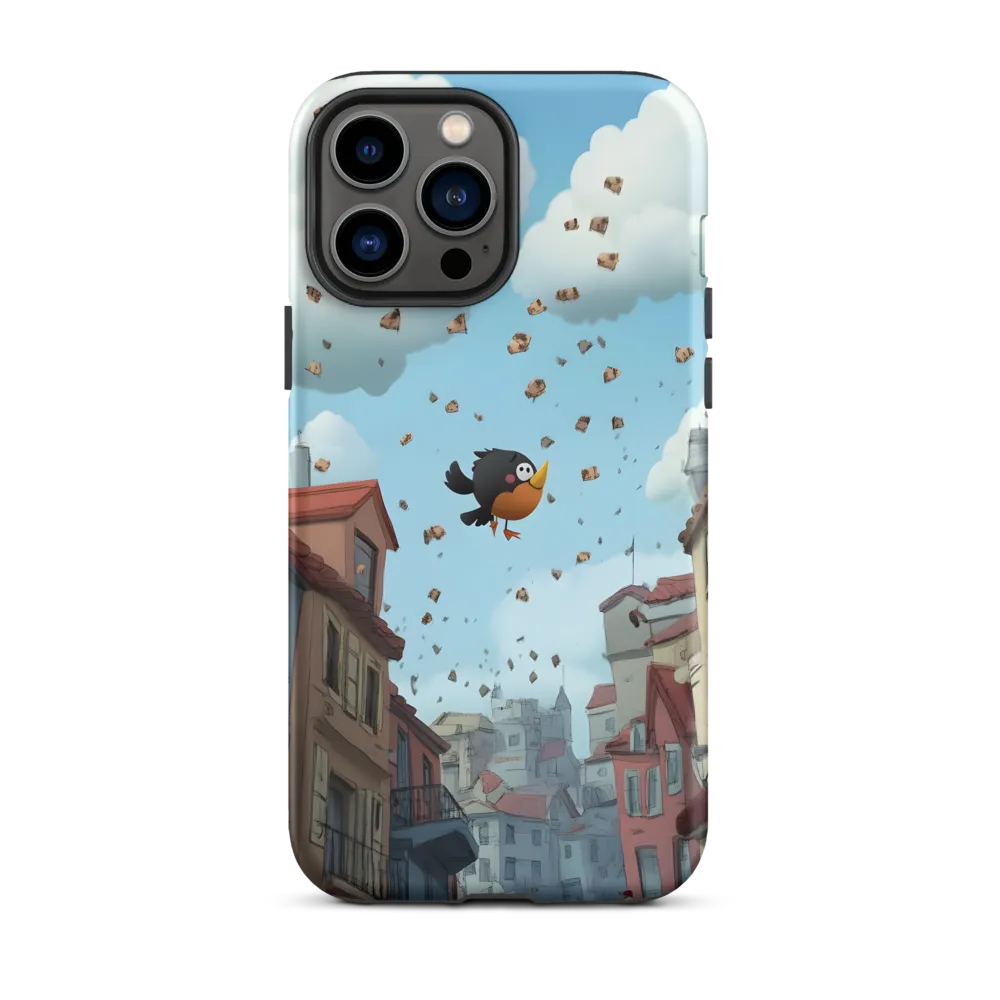 A Whimsical Flight Through Bread and Sky