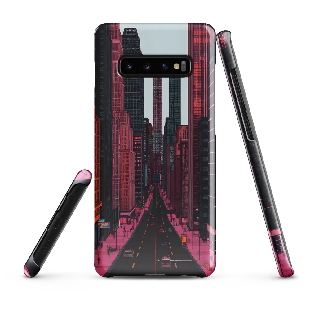 Urban Dreamscape: A Futuristic City | Phone Case |  S10 Plus | Snap Case | Glossy