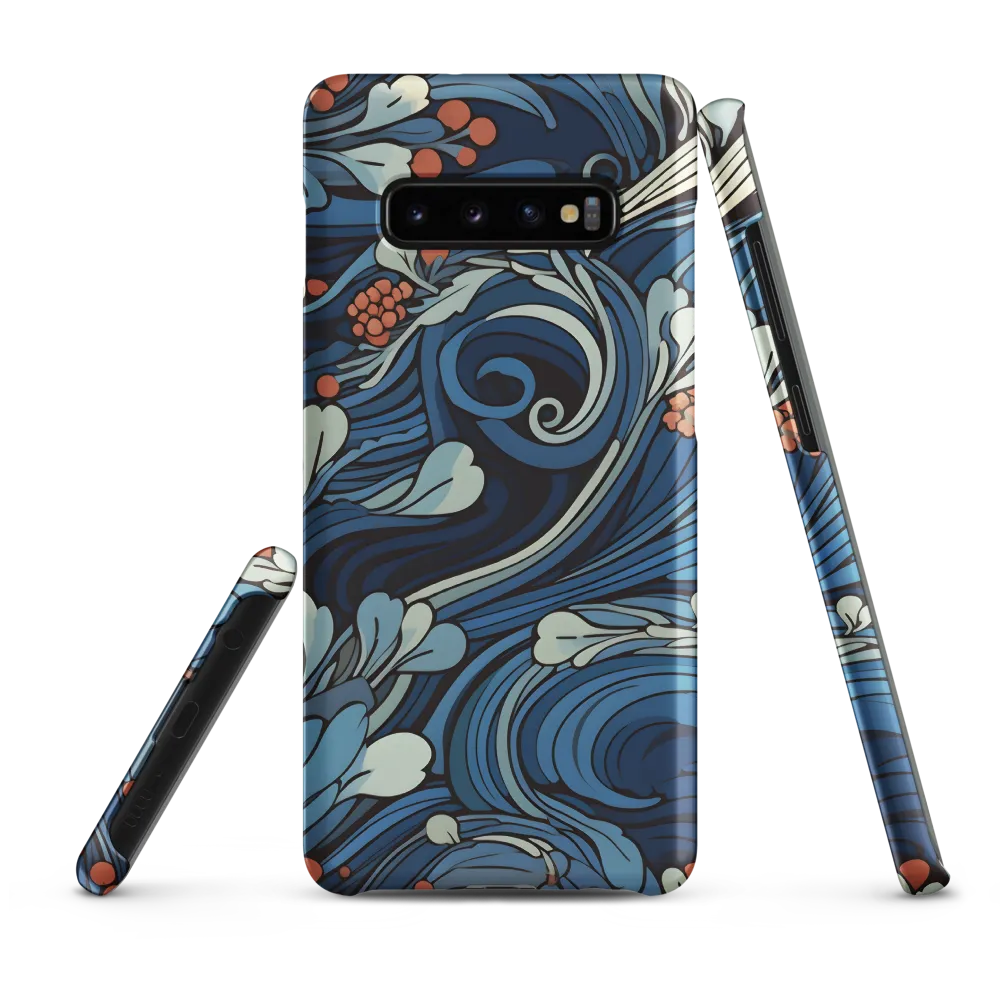 Nature's Elegance: An Oceanic Tapestry | Phone Case |  S10 Plus | Snap Case | Matte