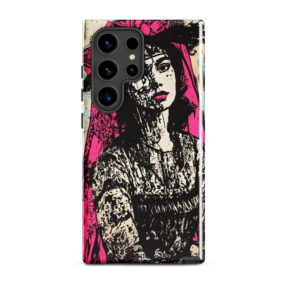 Veiled Beauty | Phone Case |  S24 Ultra | Tough Case | Glossy