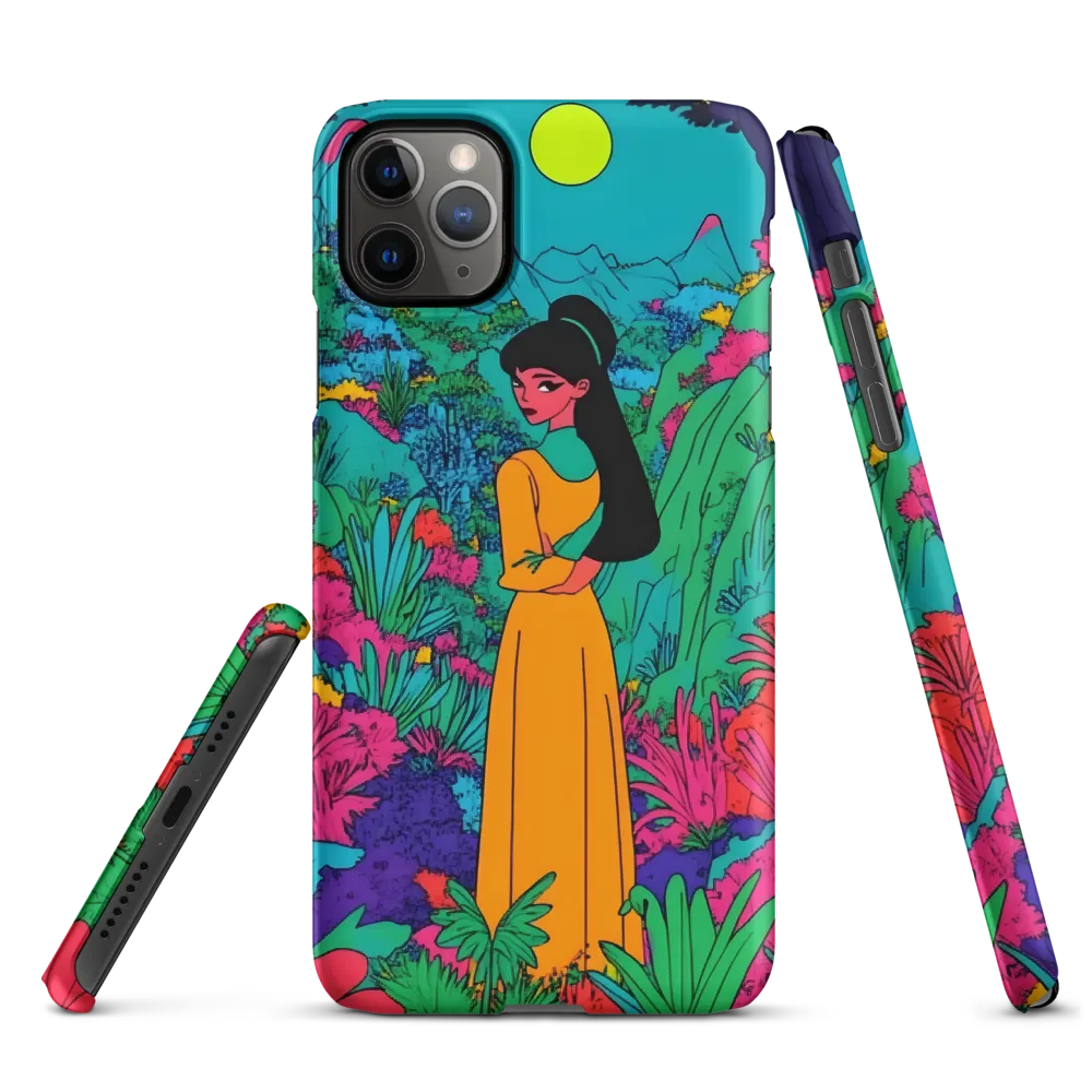 Ethereal Serenity in a Psychedelic Landscape