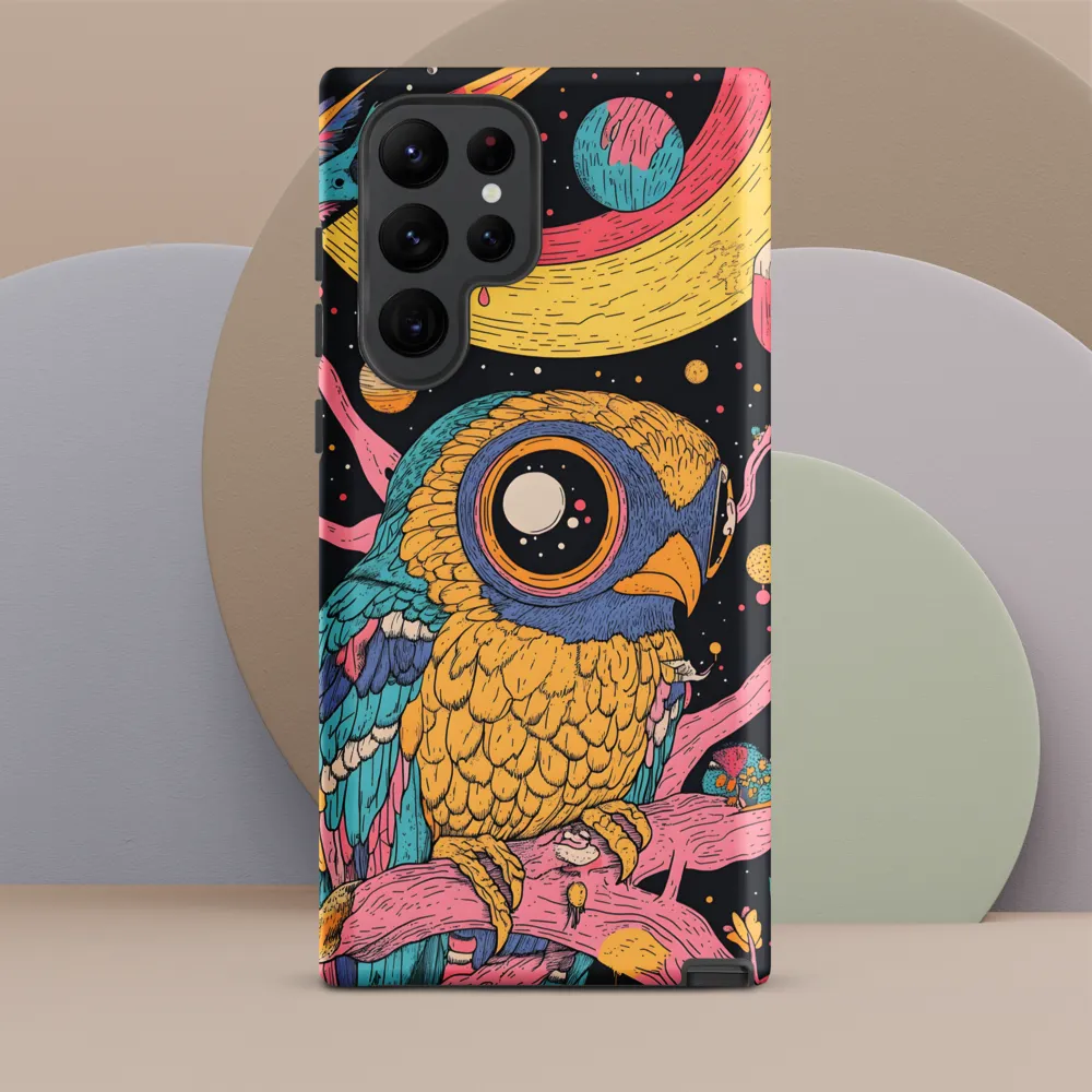Whimsical Cosmic Owl