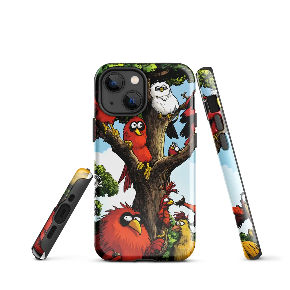 Whimsical Avian Gathering